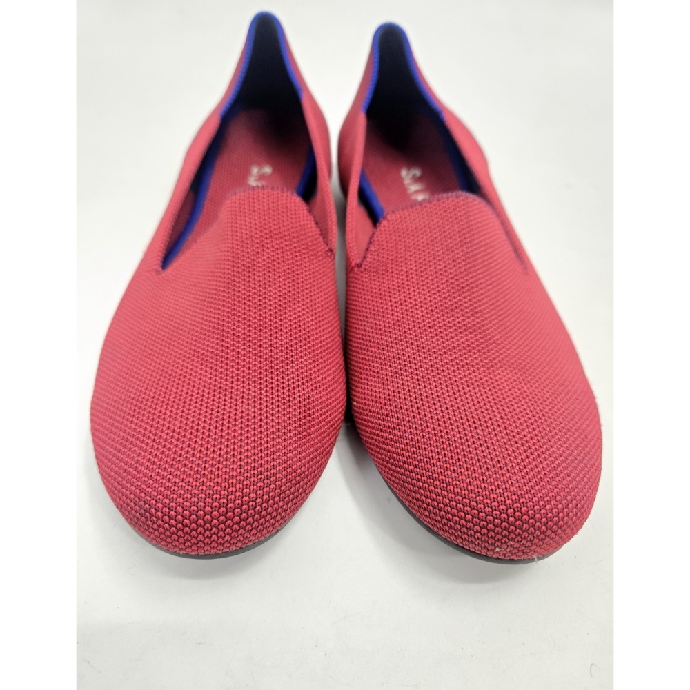 Rothys The Loafer Women's Size 8.5 US Dark Red Round Toe Slip on Flat Shoes - Picture 6 of 12